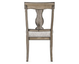 Canadel Champlain Dining Chair 5077 in FP Crypton® and 72 Heritage Nature, back view