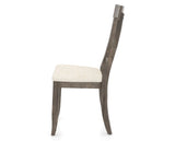 Canadel Champlain Dining Chair 5077 in FT InsideOut® and 08 Shadow, side view