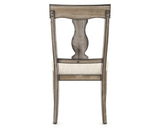 Canadel Champlain Dining Chair 5077 in FT InsideOut® and 72 Heritage Nature, back view