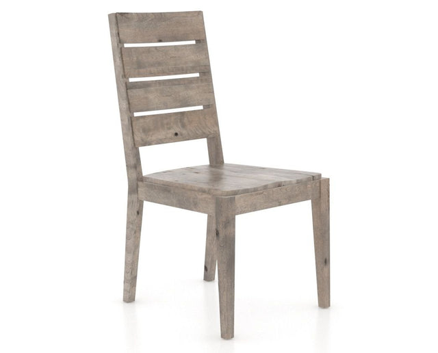 Canadel Loft Wood Dining Chair 5148 in Shadow, three-quarter view