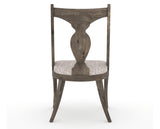 Canadel Champlain Upholstered Dining Chair 5161 in FP Crypton® and 08 Shadow, back view