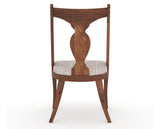Canadel Champlain Upholstered Dining Chair 5161 in FP Crypton® and 33 Spice Washed, back view