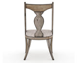 Canadel Champlain Upholstered Dining Chair 5161 in FP Crypton® and 72 Heritage Nature, back view