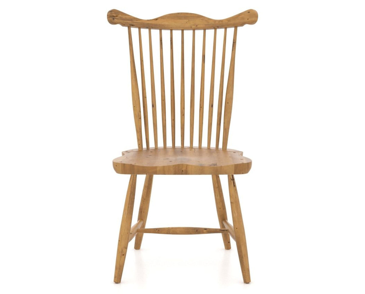 Canadel Champlain Wood Dining Chair 5162 in 01 Honey Washed, front view