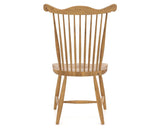 Canadel Champlain Wood Dining Chair 5162 in 01 Honey Washed, back view