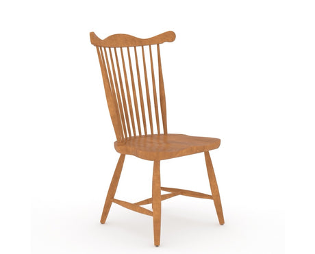Canadel Wood Dining Chair 5162 in Honey Washed, three-quarter view