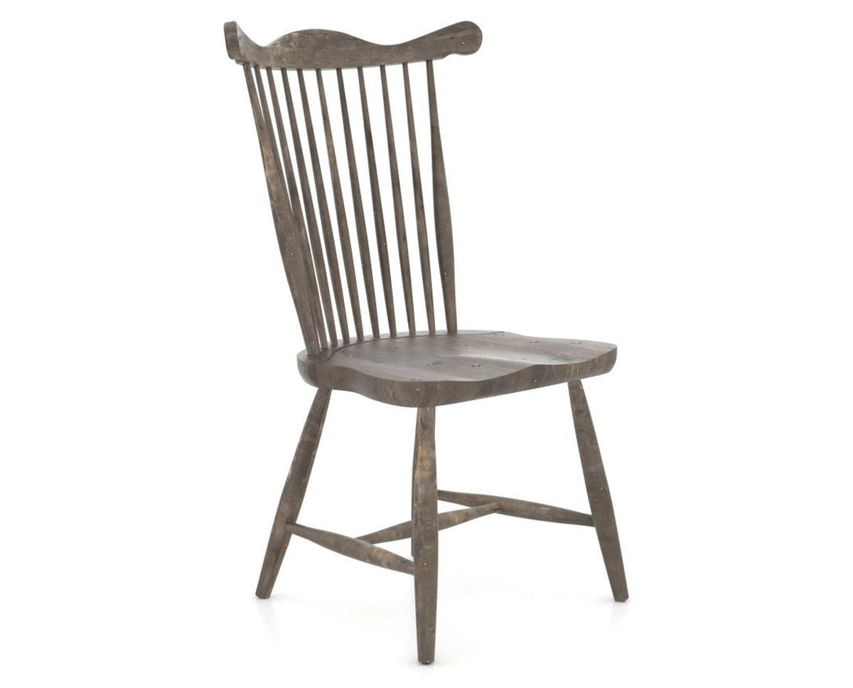 Canadel Champlain Wood Dining Chair 5162 in 08 Shadow, three-quarter view