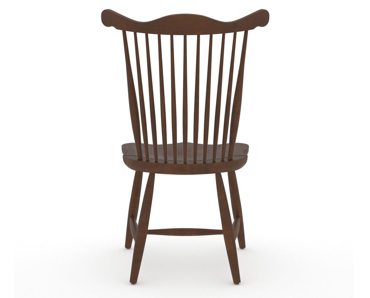 Canadel Wood Dining Chair 5162 in 19 Cognac Washed, back view