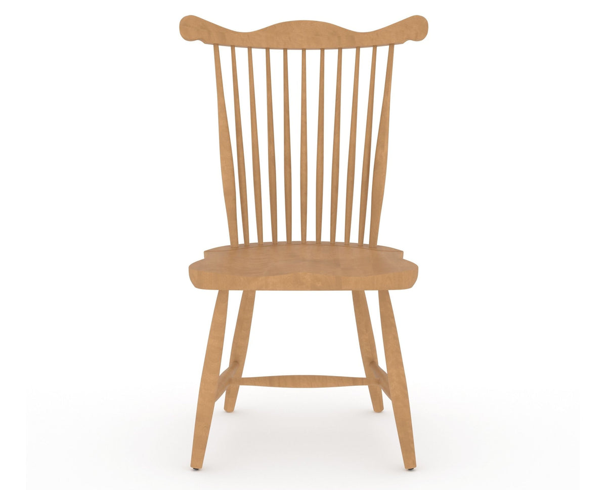 Canadel Wood Dining Chair 5162 in 20 Caramel Washed, front view