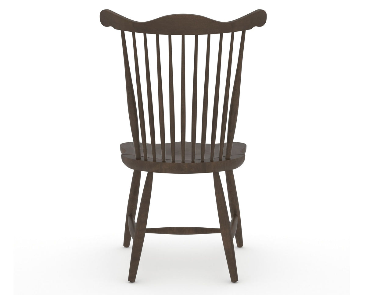 Canadel Wood Dining Chair 5162 in 29 Hazelnut Washed, back view