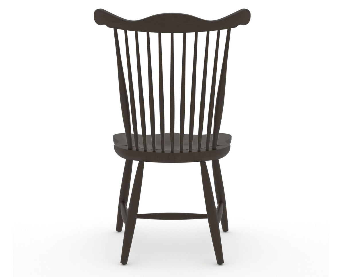 Canadel Wood Dining Chair 5162 in 59 Davy's Grey, back view