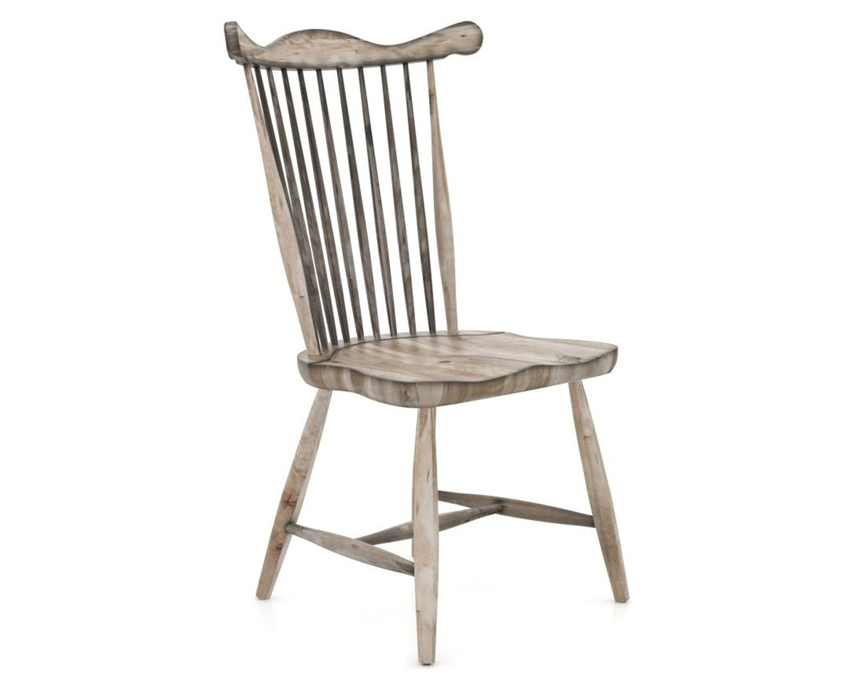 Canadel Champlain Wood Dining Chair 5162 in 72 Heritage Nature, three-quarter view