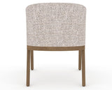 Canadel Modern Angle Dining Chair in Pecan Washed, FP Crypton®, back view