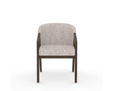 Canadel Modern Angle Dining Chair in Hazelnut Washed, FP Crypton®, front view
