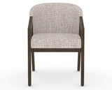 Canadel Modern Angle Dining Chair in Hazelnut Washed, FP Crypton®, front view