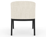 Canadel Modern Angle Dining Chair in Dark Smoke, FT InsideOut®, back view