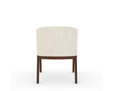 Canadel Modern Angle Dining Chair in Cognac Washed, FT InsideOut®, back view