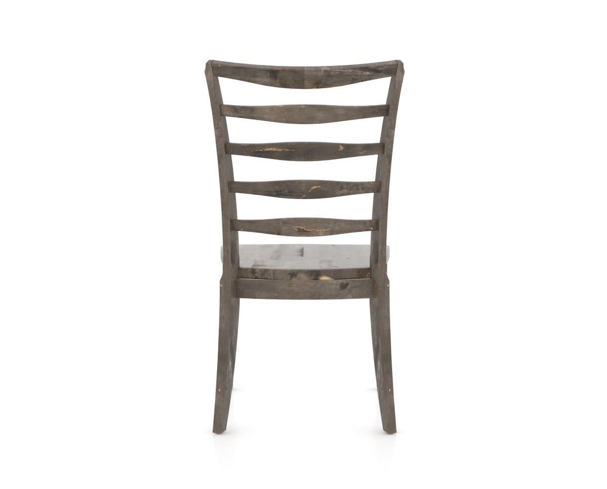Canadel Champlain Ladder Dining Chair in Shadow, back view