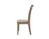 Canadel Champlain Ladder Dining Chair in Pecan Washed, side view