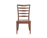 Canadel Champlain Ladder Dining Chair in Spice Washed, front view