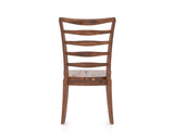Canadel Champlain Ladder Dining Chair in Spice Washed, back view