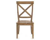 Canadel Champlain Dining Chair 5186 in Oak Washed, front view