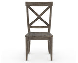 Canadel Champlain Dining Chair 5186 in Wood Seat and 08 Shadow, front view
