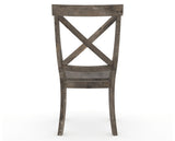 Canadel Champlain Dining Chair 5186 in Wood Seat and 08 Shadow, back view