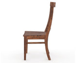 Canadel Champlain Dining Chair 5186 in Wood Seat and 33 Spice Washed, side view