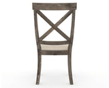 Canadel Champlain Dining Chair 5186 in 6K Sunbrella® and 08 Shadow, back view