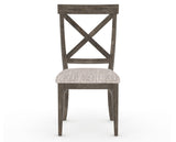 Canadel Champlain Dining Chair 5186 in FP Crypton® and 08 Shadow, front view