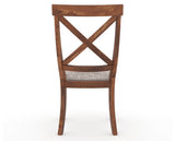 Canadel Champlain Dining Chair 5186 in FP Crypton® and 33 Spice Washed, back view