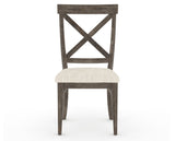 Canadel Champlain Dining Chair 5186 in FT InsideOut® and 08 Shadow, front view