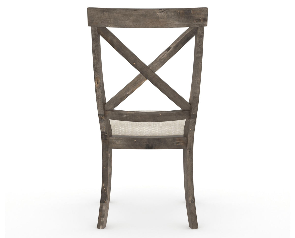 Canadel Champlain Dining Chair 5186 in FT InsideOut® and 08 Shadow, back view