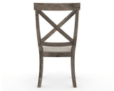 Canadel Champlain Dining Chair 5186 in TB Fabric and 08 Shadow, back view