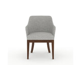 Canadel Modern Sophia Dining Chair in Cognac Washed, 7C Fabric, front view