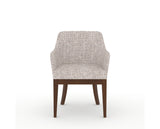 Canadel Modern Sophia Dining Chair in Cognac Washed, FP Crypton®, front view