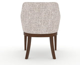 Canadel Modern Sophia Dining Chair in Cognac Washed, FP Crypton®, back view