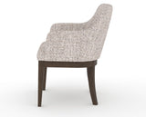 Canadel Modern Sophia Dining Chair in Hazelnut Washed, FP Crypton®, side view