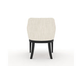 Canadel Modern Sophia Dining Chair in Dark Smoke, FT InsideOut®, back view
