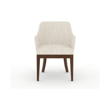Canadel Modern Sophia Dining Chair in Cognac Washed, FT InsideOut®, front view