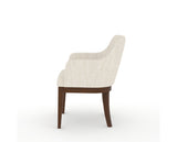 Canadel Modern Sophia Dining Chair in Cognac Washed, FT InsideOut®, side view