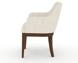 Canadel Modern Sophia Dining Chair in Cognac Washed, FT InsideOut®, side view