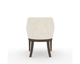 Canadel Modern Sophia Dining Chair in Hazelnut Washed, FT InsideOut®, back view