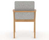 Canadel Downtown Tova Dining Chair in Caramel Washed, 7C Fabric, back view
