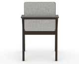 Canadel Downtown Tova Dining Chair in Davy's Grey, 7C Fabric, back view