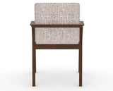 Canadel Downtown Tova Dining Chair in Cognac Washed, FP Crypton®, back view
