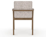 Canadel Downtown Tova Dining Chair in Pecan Washed, FP Crypton®, back view