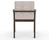 Canadel Downtown Tova Dining Chair in Hazelnut Washed, FP Crypton®, back view