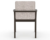 Canadel Downtown Tova Dining Chair in Davy's Grey, FP Crypton®, back view